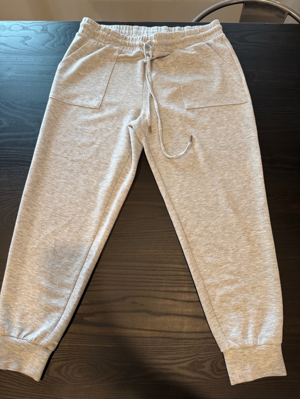 Scoop NYC Light Gray Drawstring Jogger Pants